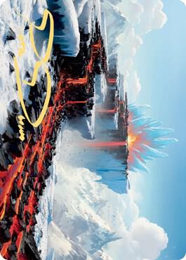 Surtland Frostpyre Art Card (Gold-Stamped Signature) 75 card from Art Series: Kaldheim
