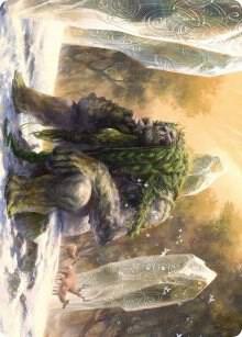 Svella, Ice Shaper Art Card 66 card from Art Series: Kaldheim