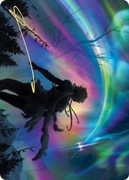 The Prismatic Bridge Art Card (Gold-Stamped Signature) 64 card from Art Series: Kaldheim