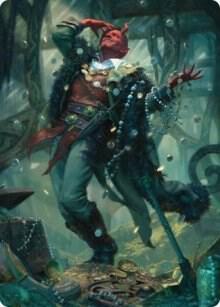 Tibalt, Cosmic Impostor Art Card 67 card from Art Series: Kaldheim