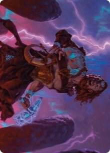 Toralf, God of Fury Art Card 39 card from Art Series: Kaldheim