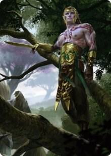 Tyvar Kell Art Card 53 card from Art Series: Kaldheim