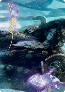 Valki, God of Lies Art Card (Gold-Stamped Signature) 28 card from Art Series: Kaldheim