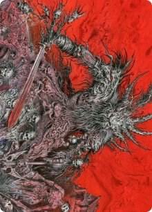 Varragoth, Bloodsky Sire Art Card 78 card from Art Series: Kaldheim