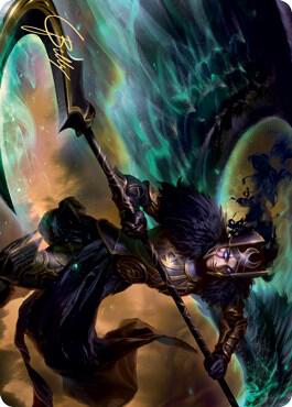 Vengeful Reaper Art Card (Gold-Stamped Signature) 29 card from Art Series: Kaldheim