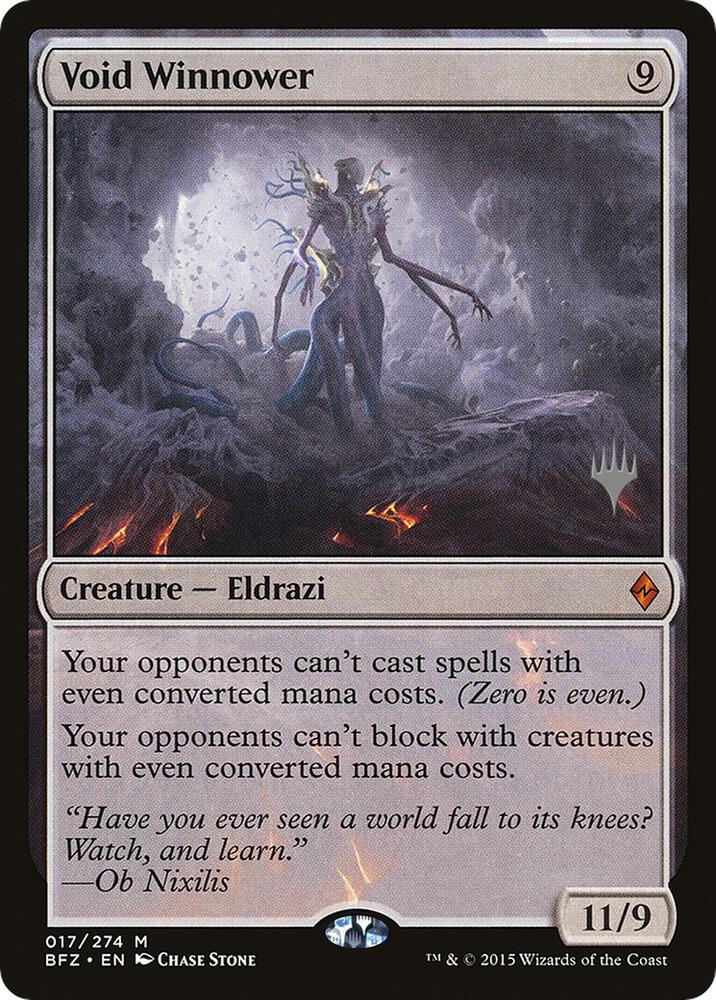 Void Winnower 17 card from Promo Pack: Kaldheim