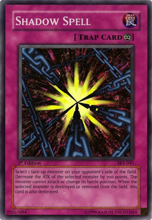 Shadow Spell SKE-041 card from Starter Deck: Kaiba Evolution