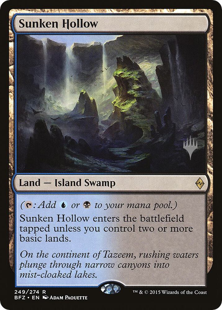 Sunken Hollow 249 card from Promo Pack: Kaldheim