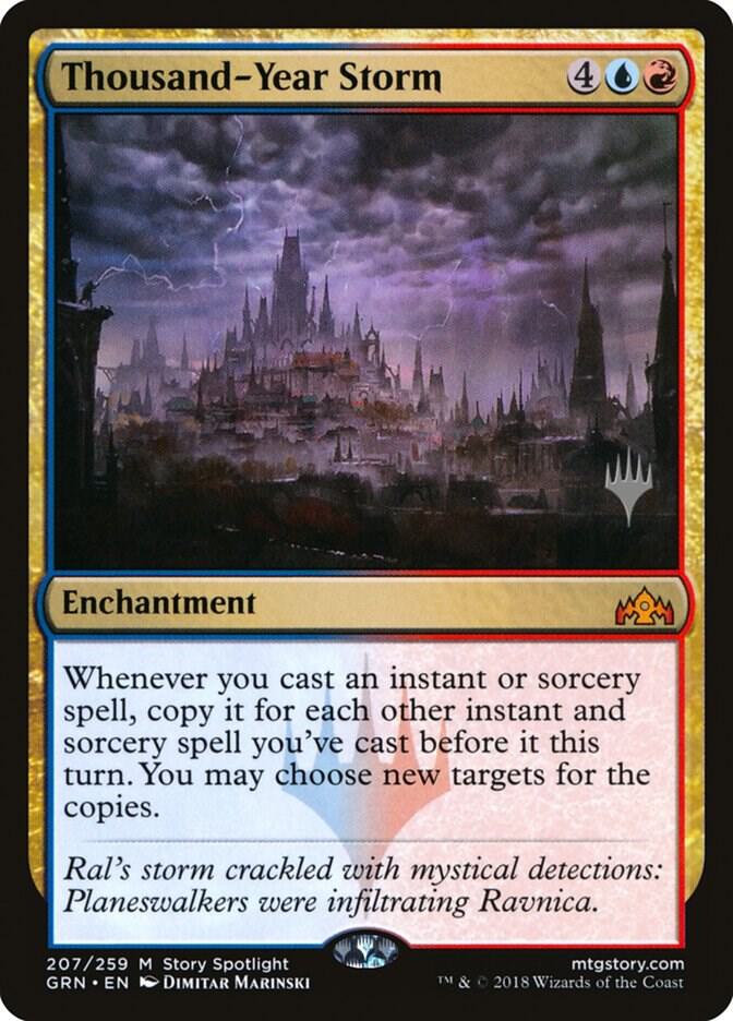 Thousand-Year Storm 207 card from Promo Pack: Kaldheim