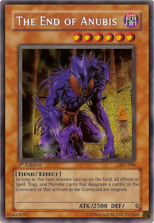 The End of Anubis AST-000 card from Ancient Sanctuary