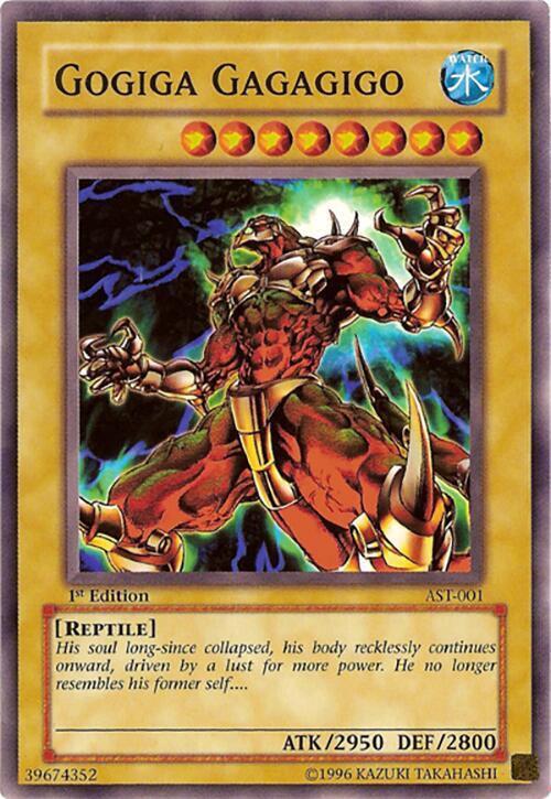 Gogiga Gagagigo AST-001 card from Ancient Sanctuary