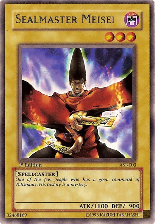 Sealmaster Meisei AST-003 card from Ancient Sanctuary