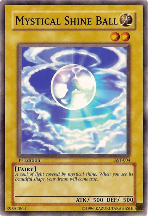 Mystical Shine Ball AST-004 card from Ancient Sanctuary