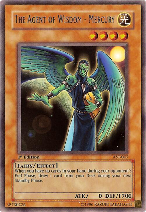 The Agent of Wisdom - Mercury AST-007 card from Ancient Sanctuary