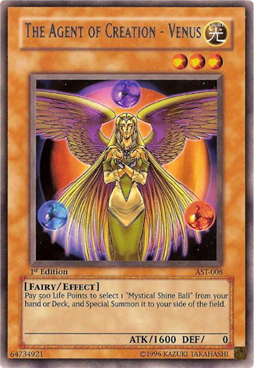 The Agent of Creation - Venus AST-008 card from Ancient Sanctuary