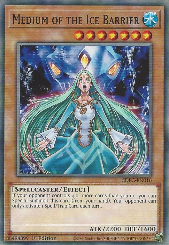 Medium of the Ice Barrier SDFC-EN016 card from Structure Deck: Freezing Chains