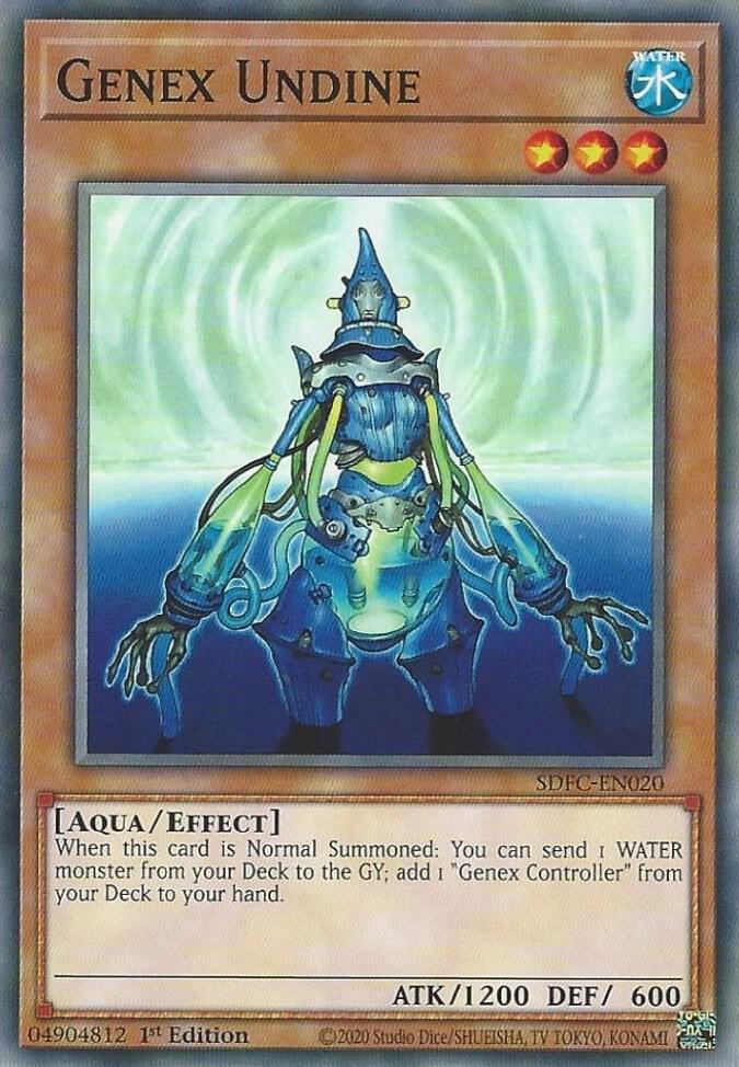 Genex Undine SDFC-EN020 card from Structure Deck: Freezing Chains