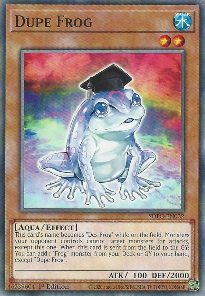 Dupe Frog SDFC-EN022 card from Structure Deck: Freezing Chains