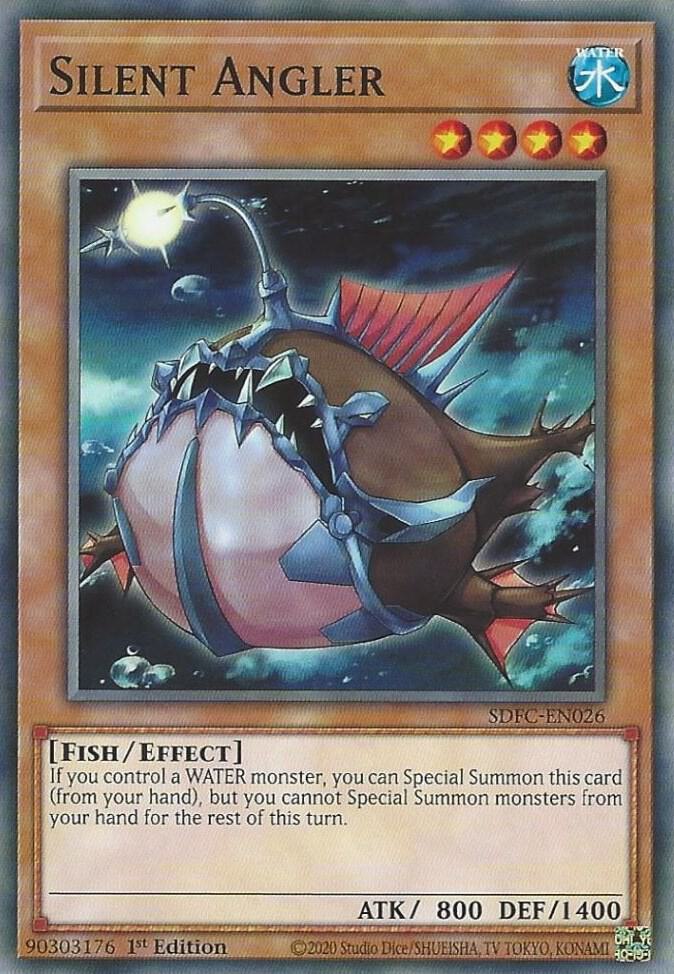 Silent Angler SDFC-EN026 card from Structure Deck: Freezing Chains