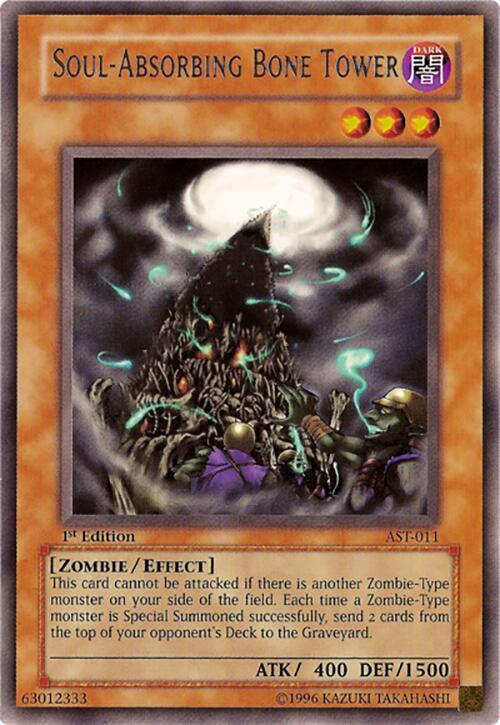 Soul-Absorbing Bone Tower AST-011 card from Ancient Sanctuary