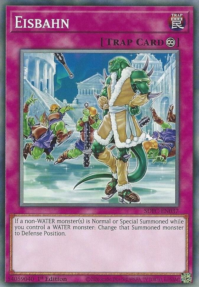 Eisbahn SDFC-EN037 card from Structure Deck: Freezing Chains