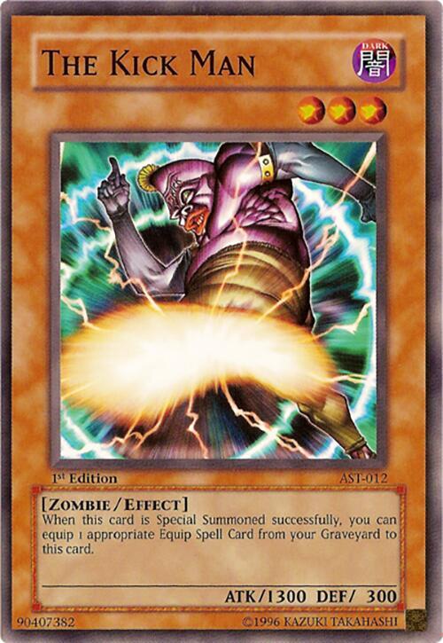 The Kick Man AST-012 card from Ancient Sanctuary
