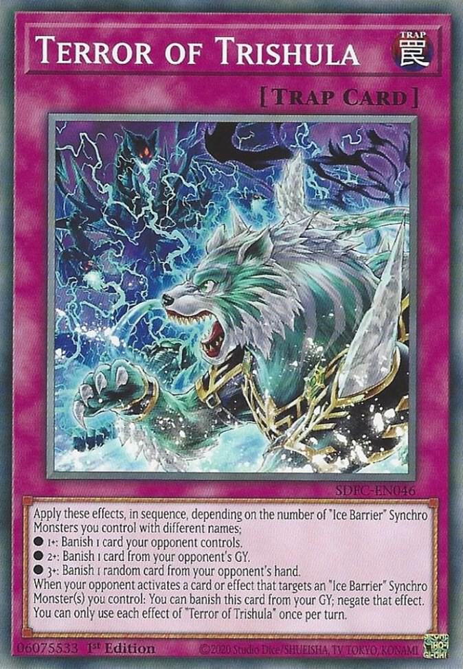 Terror of Trishula SDFC-EN046 card from Structure Deck: Freezing Chains