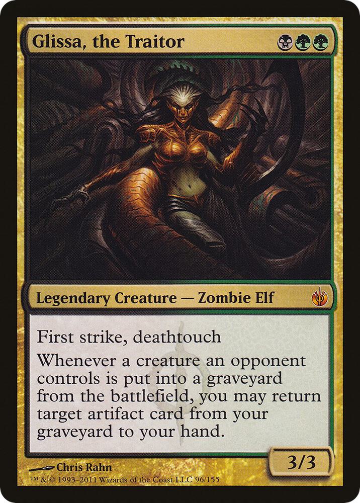 Glissa, the Traitor (Mirrodin Besieged) 96 card from Oversize Cards