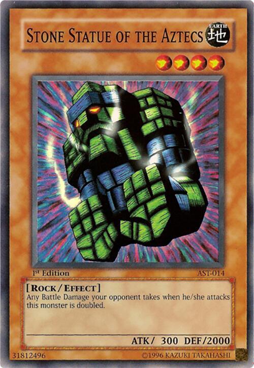 Stone Statue of the Aztecs AST-014 card from Ancient Sanctuary