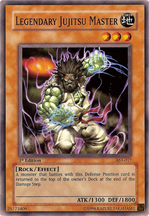 Legendary Jujitsu Master AST-017 card from Ancient Sanctuary