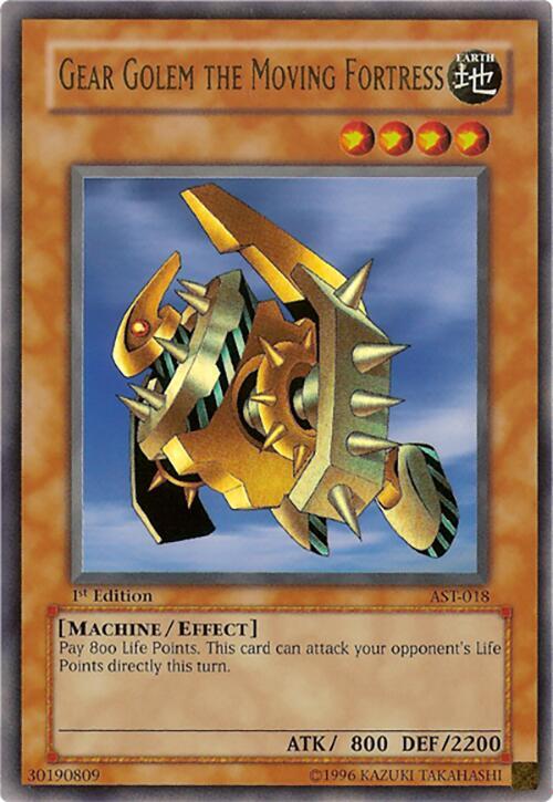 Gear Golem the Moving Fortress AST-018 card from Ancient Sanctuary