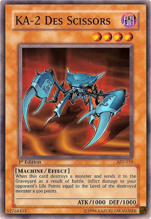 KA-2 Des Scissors AST-019 card from Ancient Sanctuary