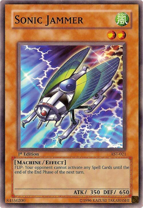 Sonic Jammer AST-021 card from Ancient Sanctuary