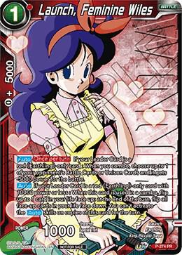 Launch, Feminine Wiles (Unison Warrior Series Tournament Pack Vol.3) (Winner Stamped) P-274 card from Tournament Promotion Cards