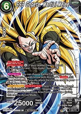 SS3 Gogeta, Martial Melee (Unison Warrior Series Tournament Pack Vol.3) (Winner Stamped) P-286 card from Tournament Promotion Cards