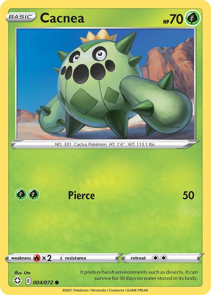 Cacnea 004/072 card from Shining Fates