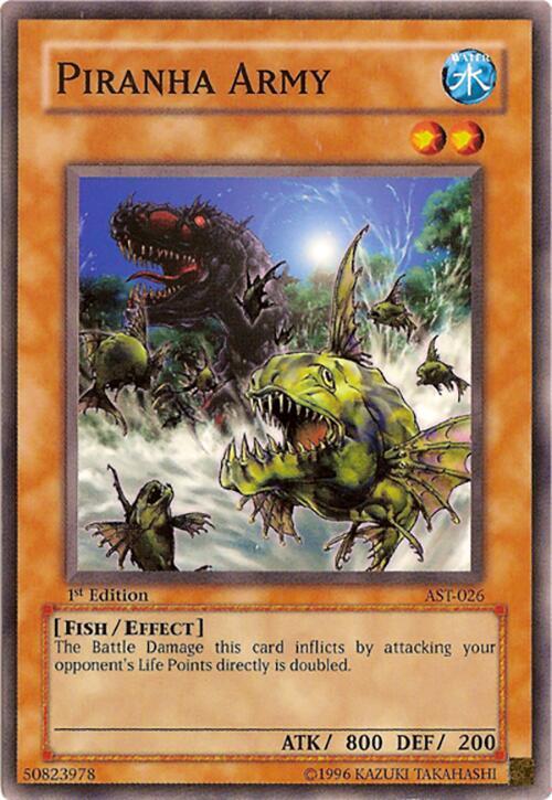 Piranha Army AST-026 card from Ancient Sanctuary