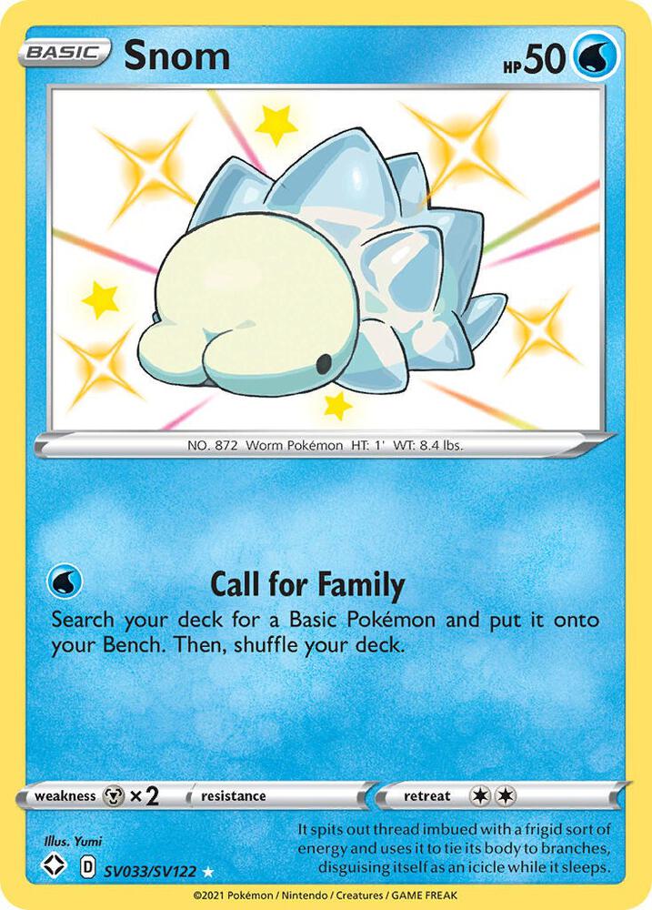 Snom SV033/SV122 card from Shining Fates: Shiny Vault