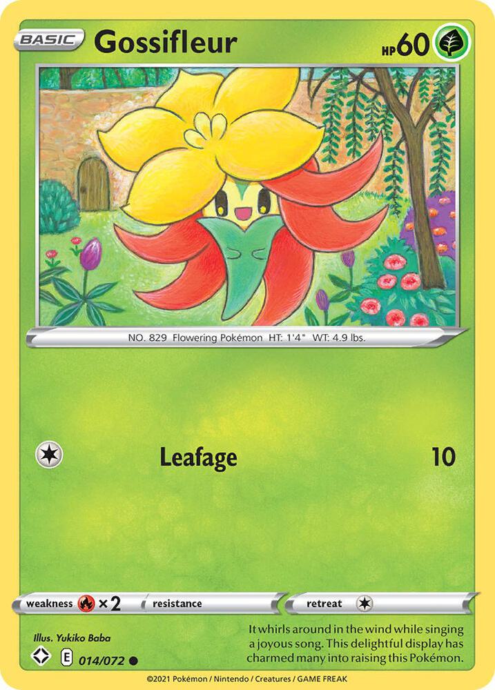 Gossifleur 014/072 card from Shining Fates