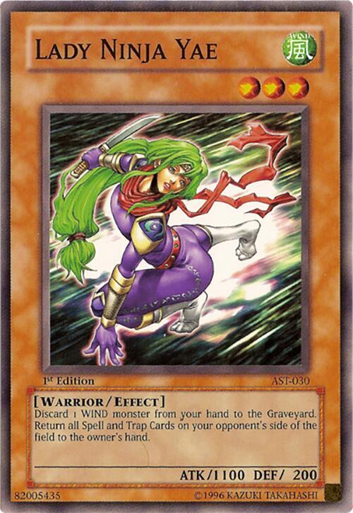 Lady Ninja Yae AST-030 card from Ancient Sanctuary