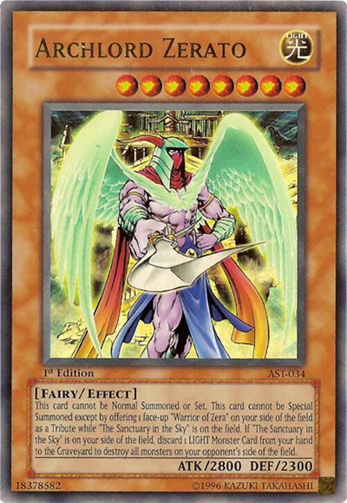 Archlord Zerato AST-034 card from Ancient Sanctuary