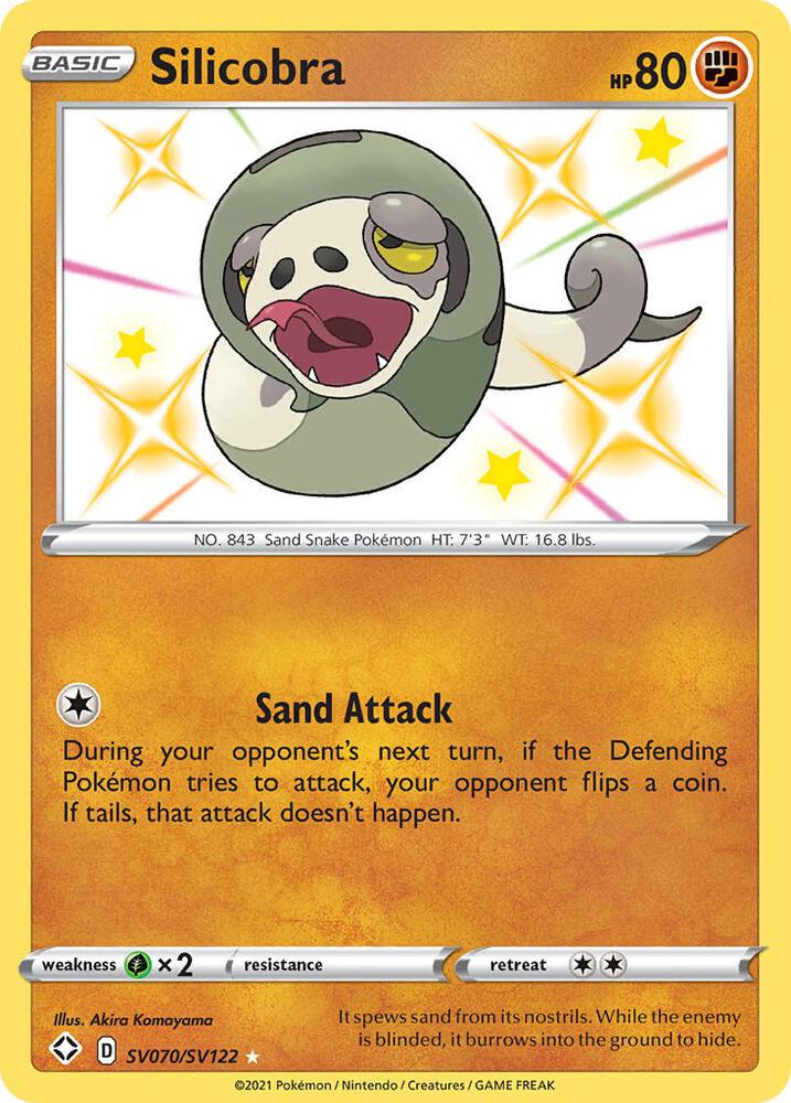 Silicobra SV070/SV122 card from Shining Fates: Shiny Vault