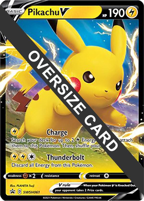 Pikachu V SWSH061 card from Jumbo Cards