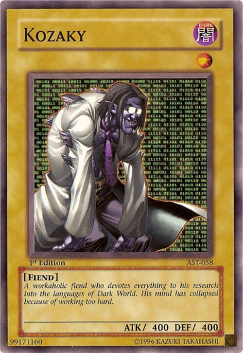 Kozaky AST-058 card from Ancient Sanctuary