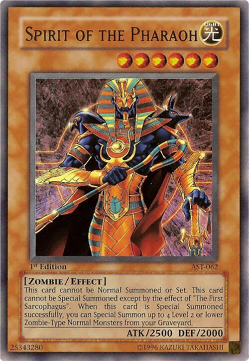 Spirit of the Pharaoh AST-062 card from Ancient Sanctuary