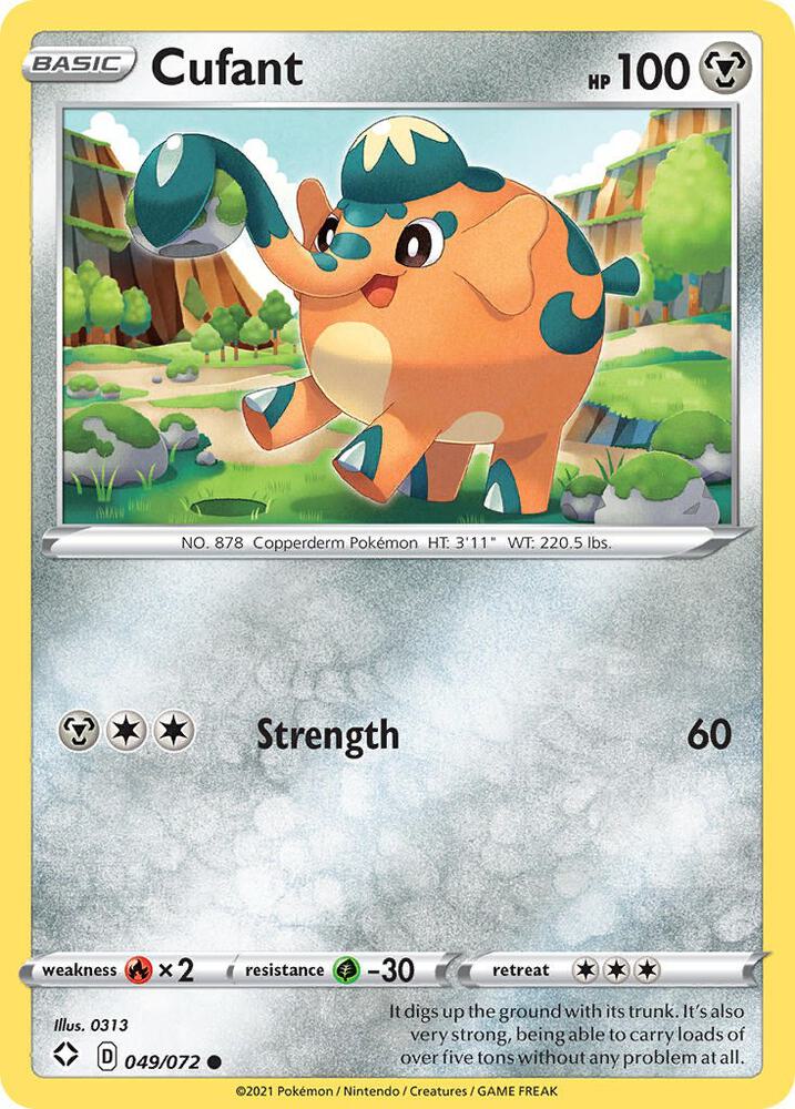 Cufant 049/072 card from Shining Fates