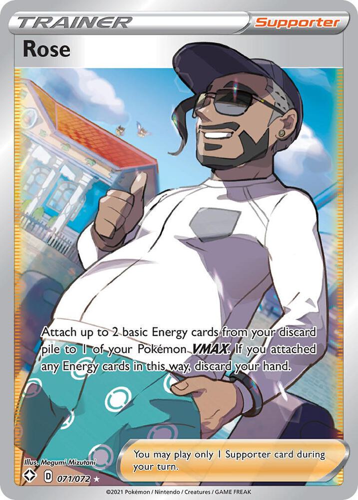 Rose (Full Art) 071/072 card from Shining Fates