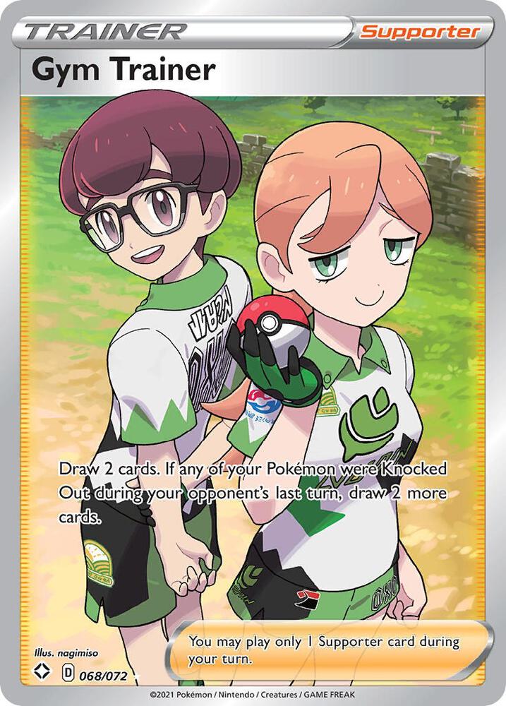 Gym Trainer (Full Art) 068/072 card from Shining Fates
