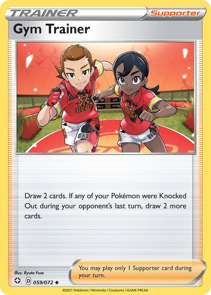 Gym Trainer 059/072 card from Shining Fates