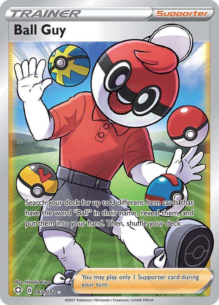 Ball Guy (Full Art) 065/072 card from Shining Fates